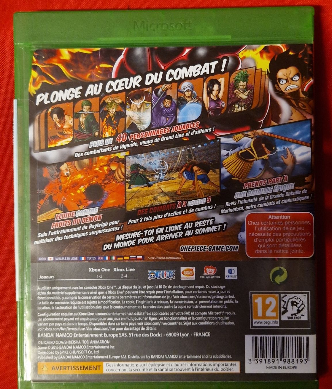 Microsoft Giochi: One Piece Burning Blood  Xbox One – Usato da Villars-sur-Glâne venduto da MrLobTec 1