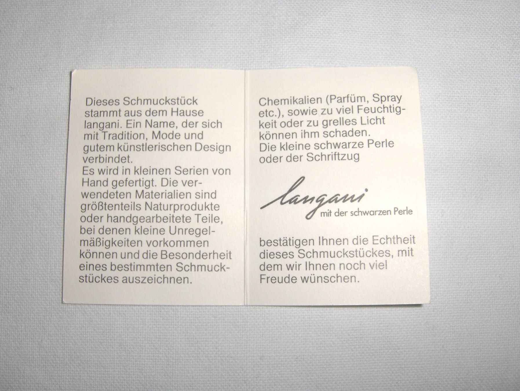 Langani Catenine: Langani Kette mit Box Vintage – Usato da Dübendorf venduto da alracfo 7