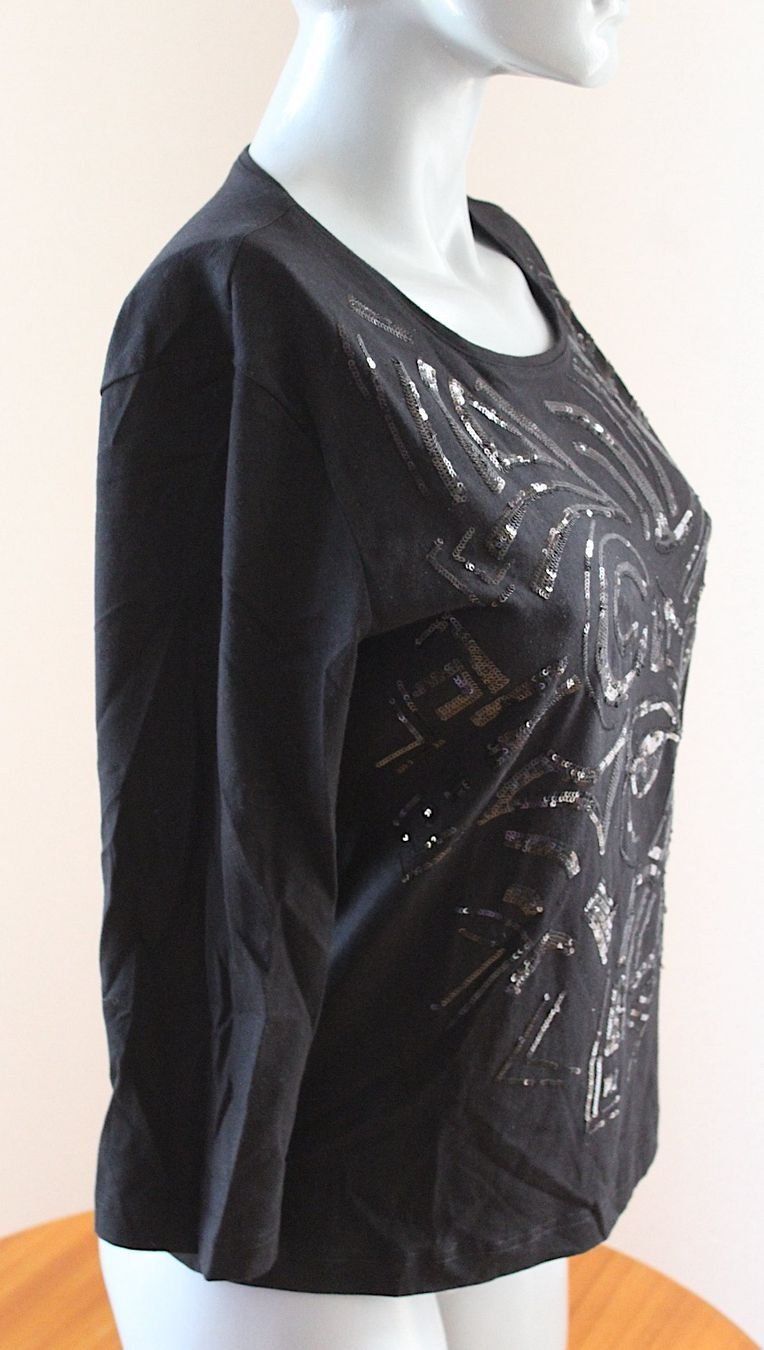Camicette: Gerry Weber Oberteil mit Pailletten, Gr. 38. – Usato da Locarno venduto da madame-tus-sauds 1