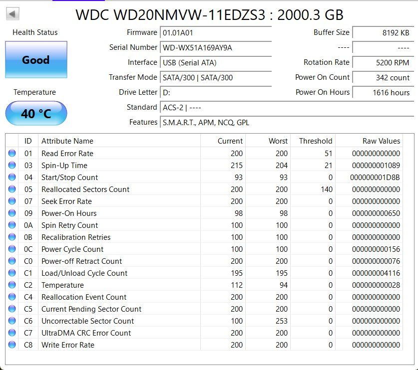 Western Digital Harddisks: WD Elements 2 TB - USB 3.0 Externe Festplatte 3.5'' HDD – Gebraucht aus Losone von pbsw 1