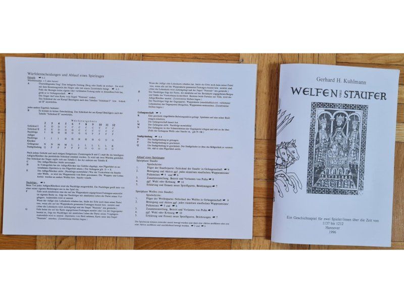 Spiele: Brettspiel "Welfen und Stauffer" – Gebraucht aus Zürich von Desmond01 4