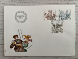1984 FDC Volksbräuche