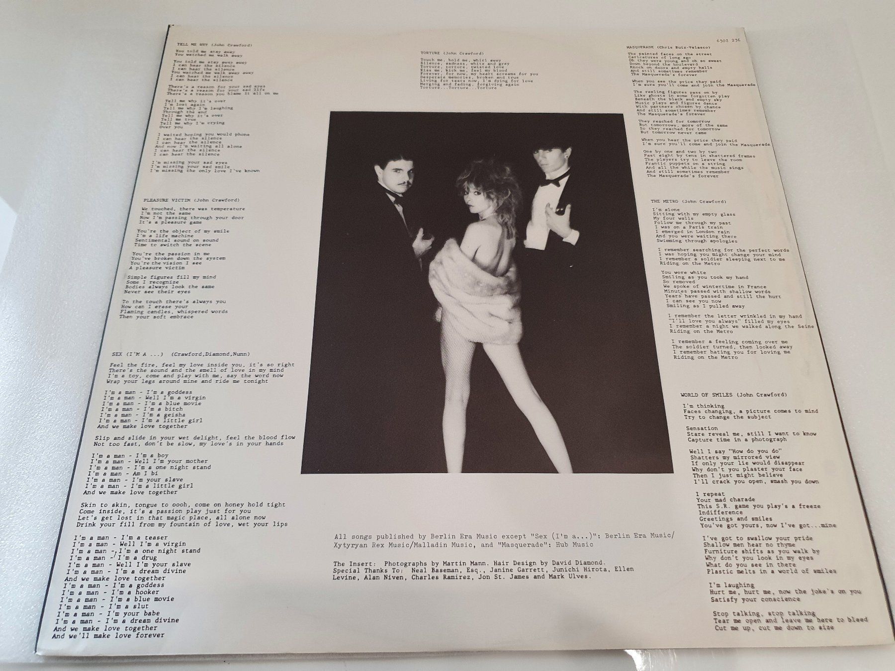 Dischi in vinile: Berlin - Pleasure Victim – Usato da Uster venduto da Vinyl-Leidenschaft 3