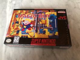 MAGIC BOY SPIEL FÜR SUPER NINTENDO IN ORIGINALSCHACHTEL NTSC