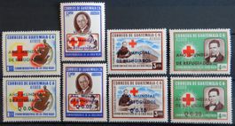 Guatemala Kat. 643-650 ** 1960 Kat. 25 Euro selten!