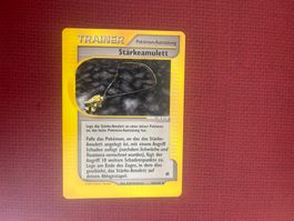 Pokemon Stärkeamulett Trainer Karte Expedition Deutsch