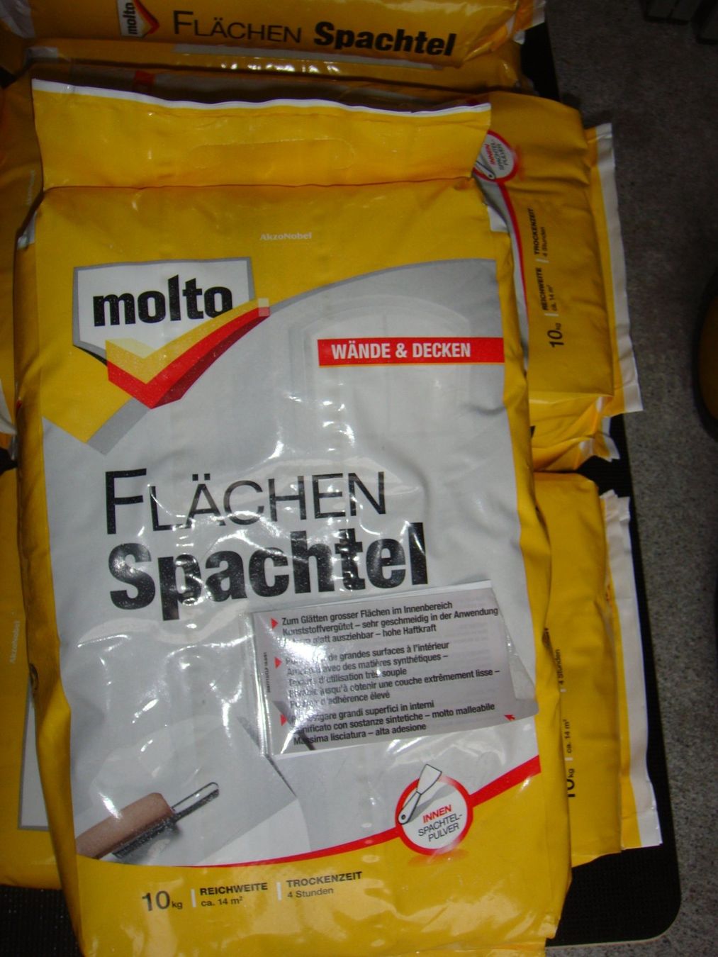 Materiale di riempimento: Molton Flächenspachtel – Nuovo e nell'imballaggio originale da muri ag venduto da roessli01