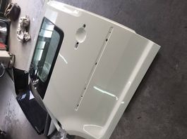 Schiebetür rechts VW Caddy mit Scheibe und Abdeckschiene neu