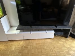 Tv Möbel Grau weiss