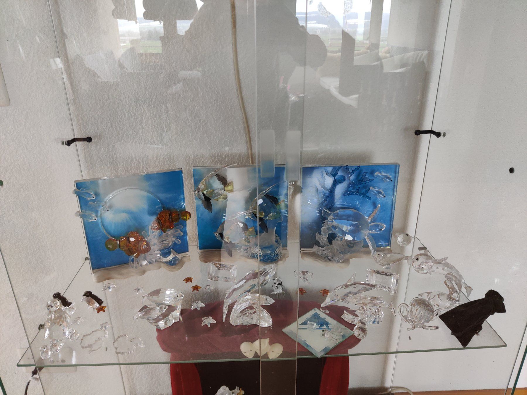 Swarovski Statuette: Div. Swarovski Figuren mit Vitrine – Usato da Bettlach venduto da Firestorm69 1