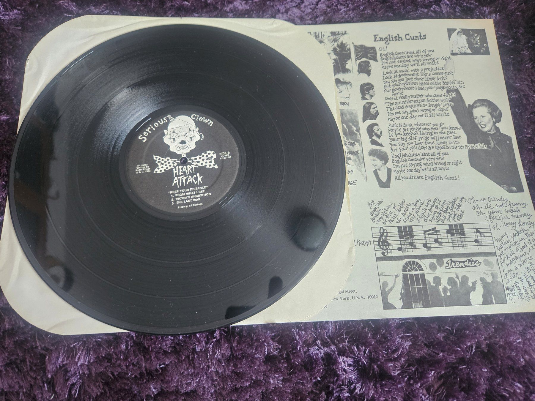 Dischi in vinile: Heart Attack – Keep Your Distance – Usato da zürich venduto da ultraviolet 2