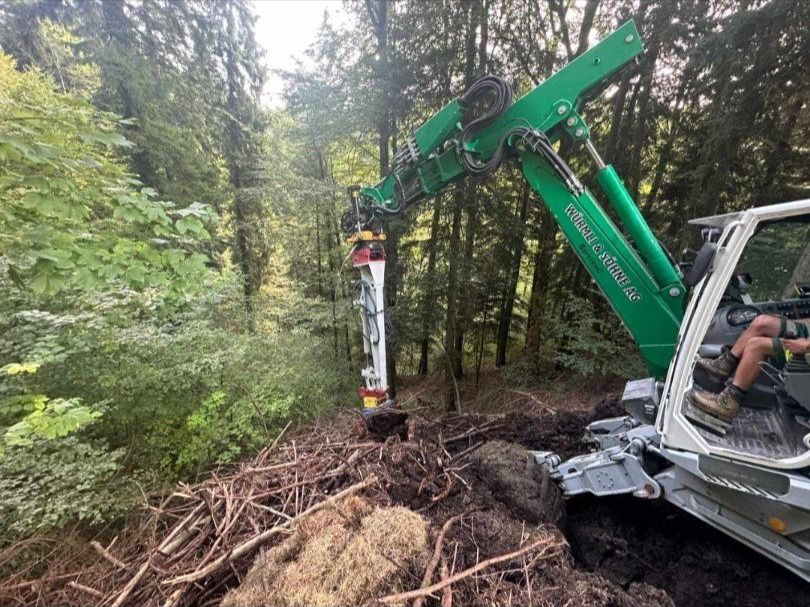 Escavatori: Roderechen Wurzelrechen – Nuovo (secondo la descrizione) da Kirchberg SG venduto da huiag.ch 3