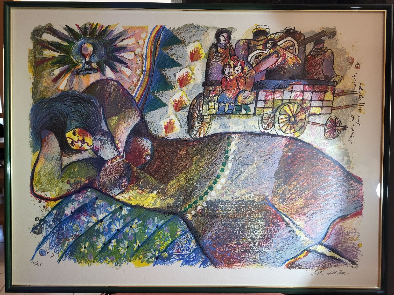 Grafiken & Lithographien: tableau de Théo  Tobiasse – Gebraucht aus Evionnaz von Wallaby62