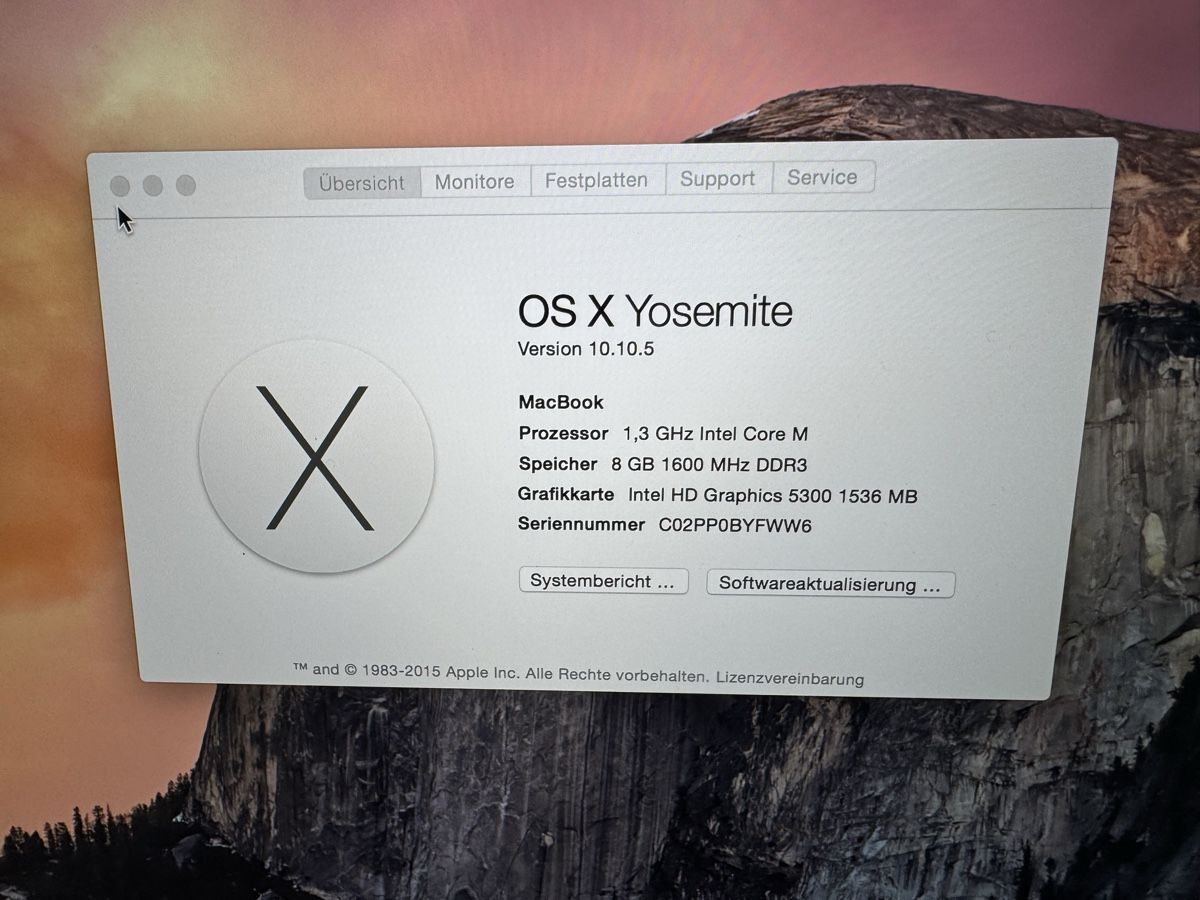 Apple Notebook: MacBook 12 Retina Early 2015 – Usato da Adliswil venduto da Busys 1