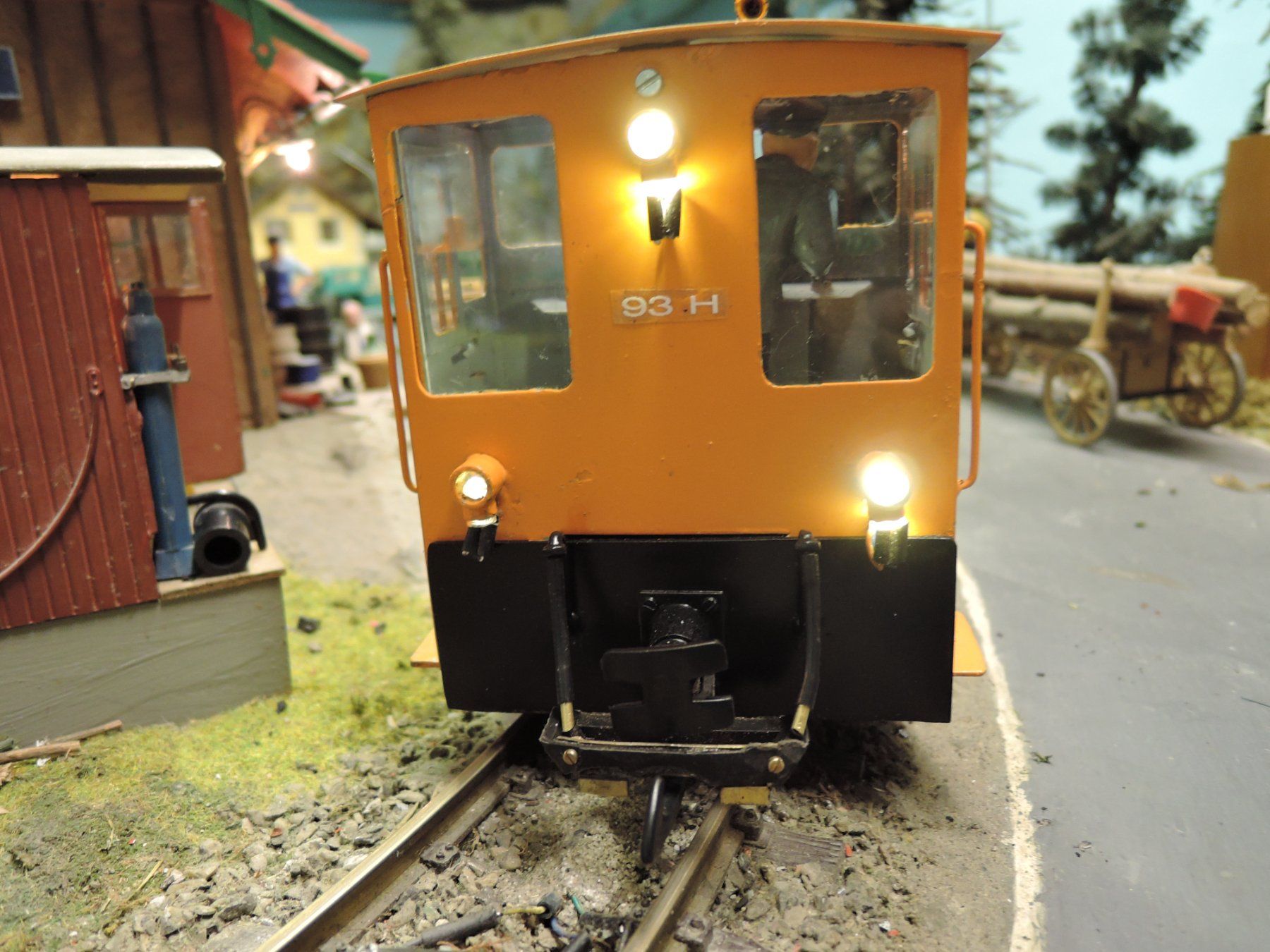 Modelleisenbahnen: RhB Lok (Traktor) Eigenbau aus Messing – Gebraucht aus Magden von dbglgb 1