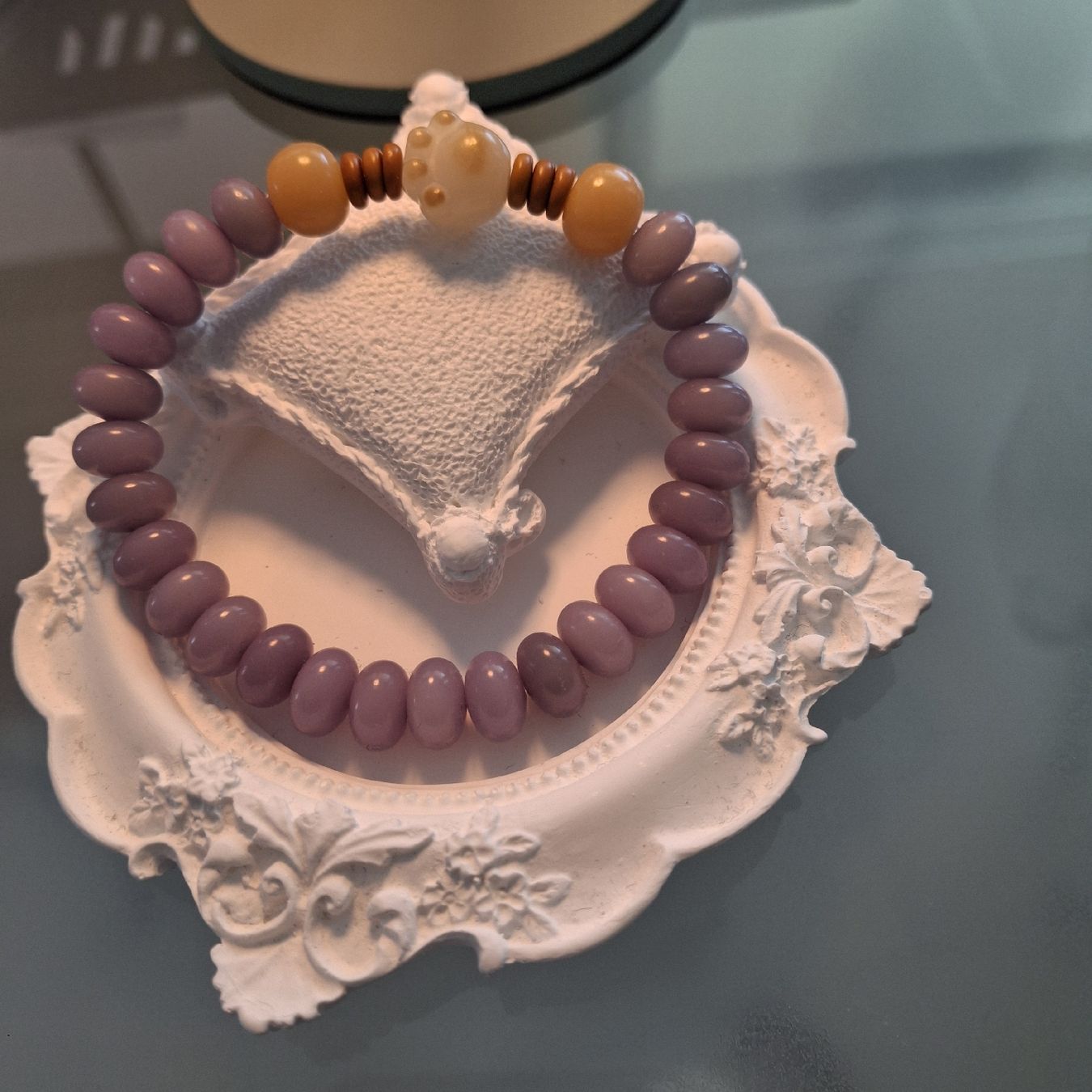 Bracciali & Braccialetti: Handgefertigtes Armband mit Katzenpfoten-Perle – Nuovo (secondo la descrizione) da Lachen SZ venduto da Dimmi2022 5