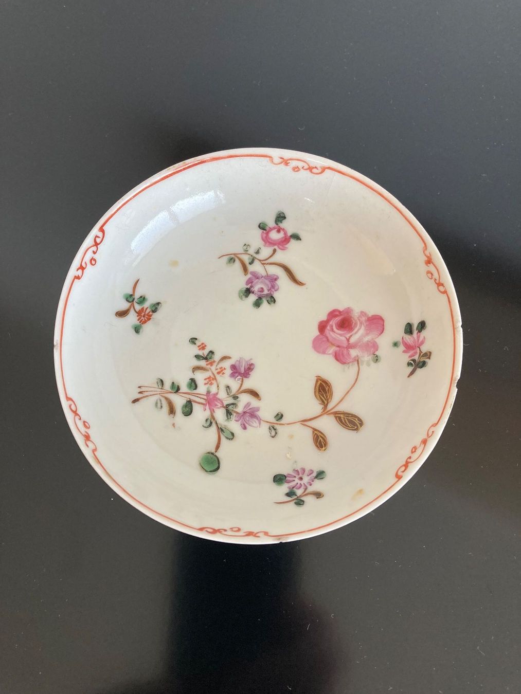 Ciotole: Wunderbare, antike Schale aus China mit Floralmuster – Usato da Zürich venduto da kostbares