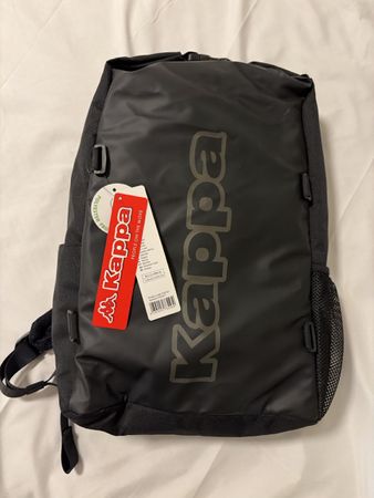 Kappa Rucksack Schwarz mit Etikett, perfekt für Reisen 🎒