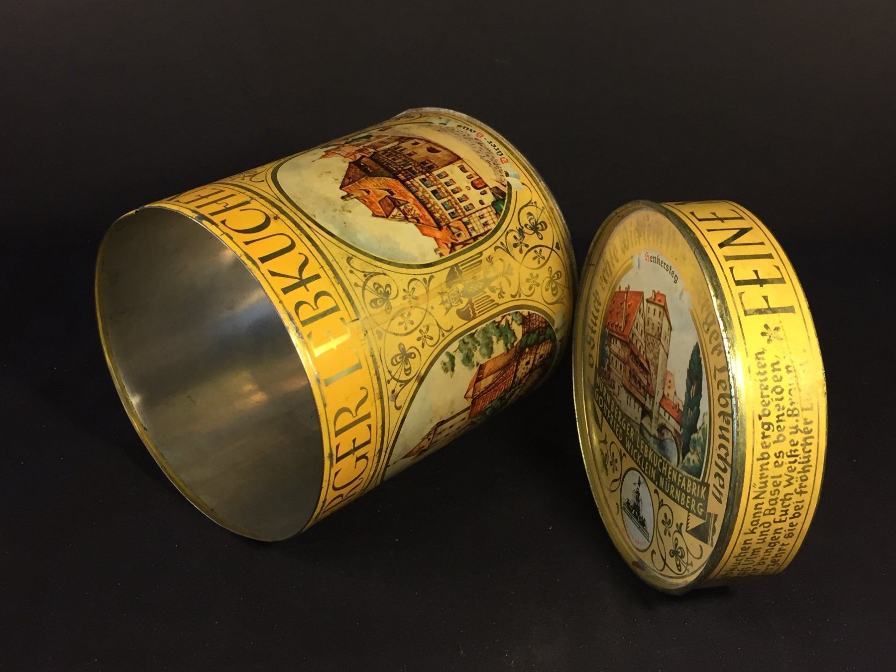 Barattoli: Vintage Blechdose – Usato da Schaffhausen venduto da vintageville 8