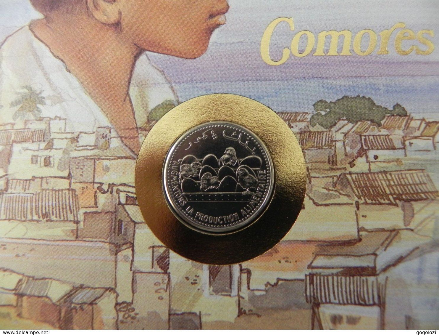 Toutes les monnaies: Münzbrief Komoren 25 Francs 1982 – D'occasion à Biel/Bienne par Gogolozi 1