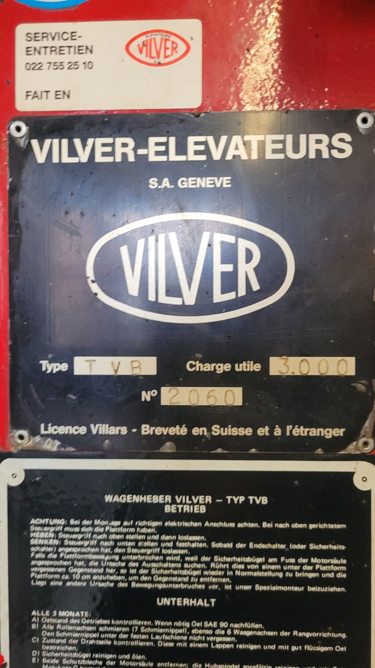 Piattaforme elevatrici & Crick: Vilver Lift – Usato da Gais venduto da grabeli01 1