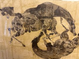 ERNI Hans (1909-2015) Zwei Pferde litho