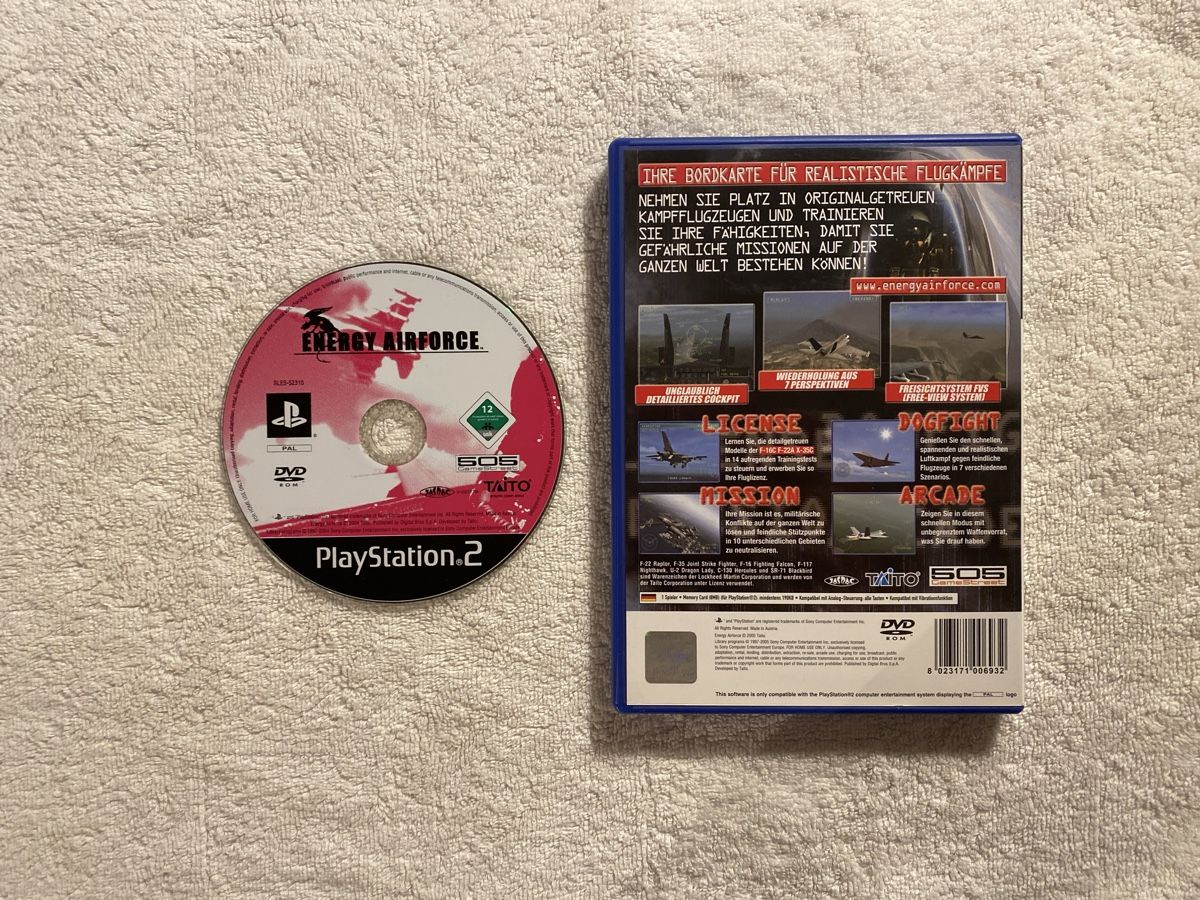 Sony Giochi: Energy Airforce PS2 – Usato da Reichenbach i. K. venduto da Daniel840 1