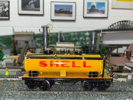 Tankwagen alt SHELL Spur 0 ! Rarität ! Antik ! Sehr selten!