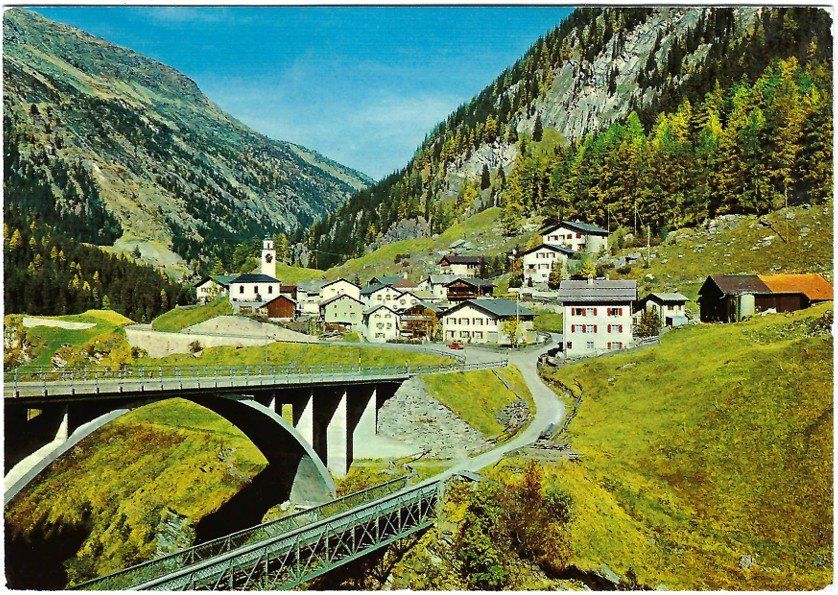 Cartoline postali: AK Innerferrera Graubünden, Top Zustand – Usato da Rheinfelden venduto da wil_m7gh