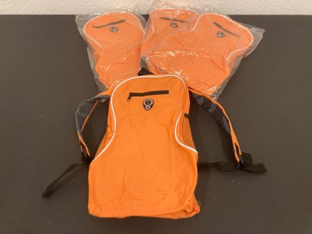 Rucksack Fun, orange, ca. 40 x 25 x 10 cm, 4 Stück
