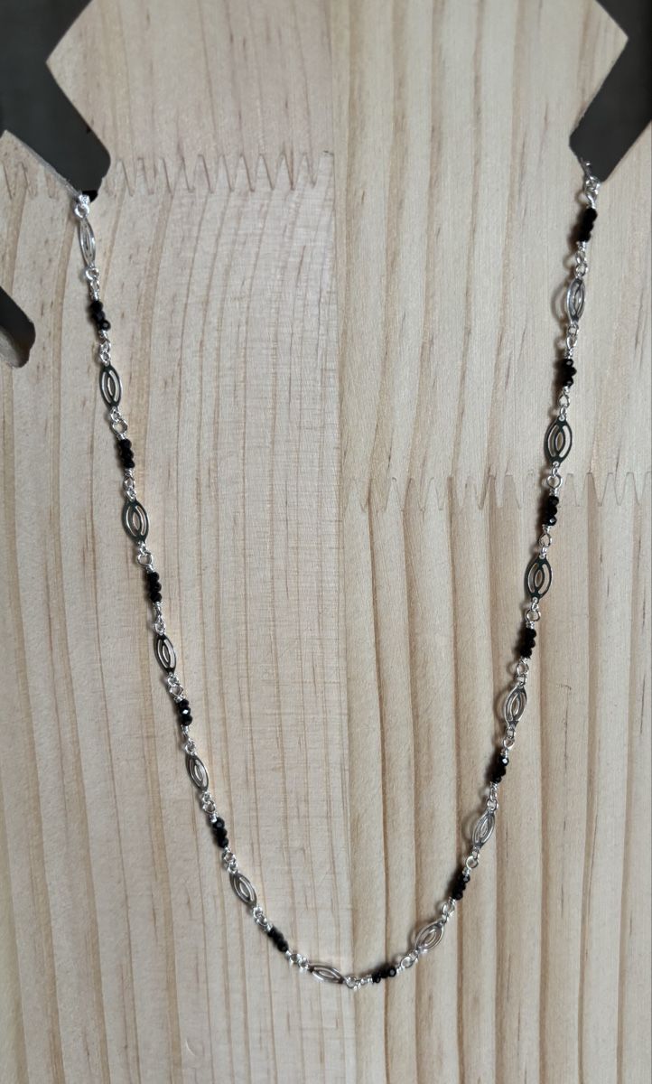 Onyx Ketten: Halskette Silber 925 Onyx – Neu und originalverpackt aus Erlinsbach von moseco
