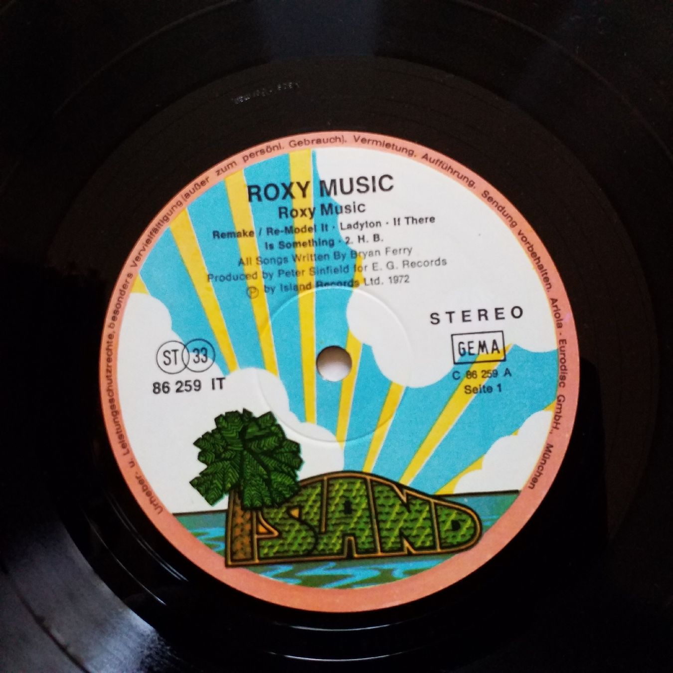 Schallplatten: ROXY MUSIC,  ........... 1st 1972  - NEW -  insert – Neu (gemäss Beschreibung) aus Yverdon-les-Bains von Jacotreut 3