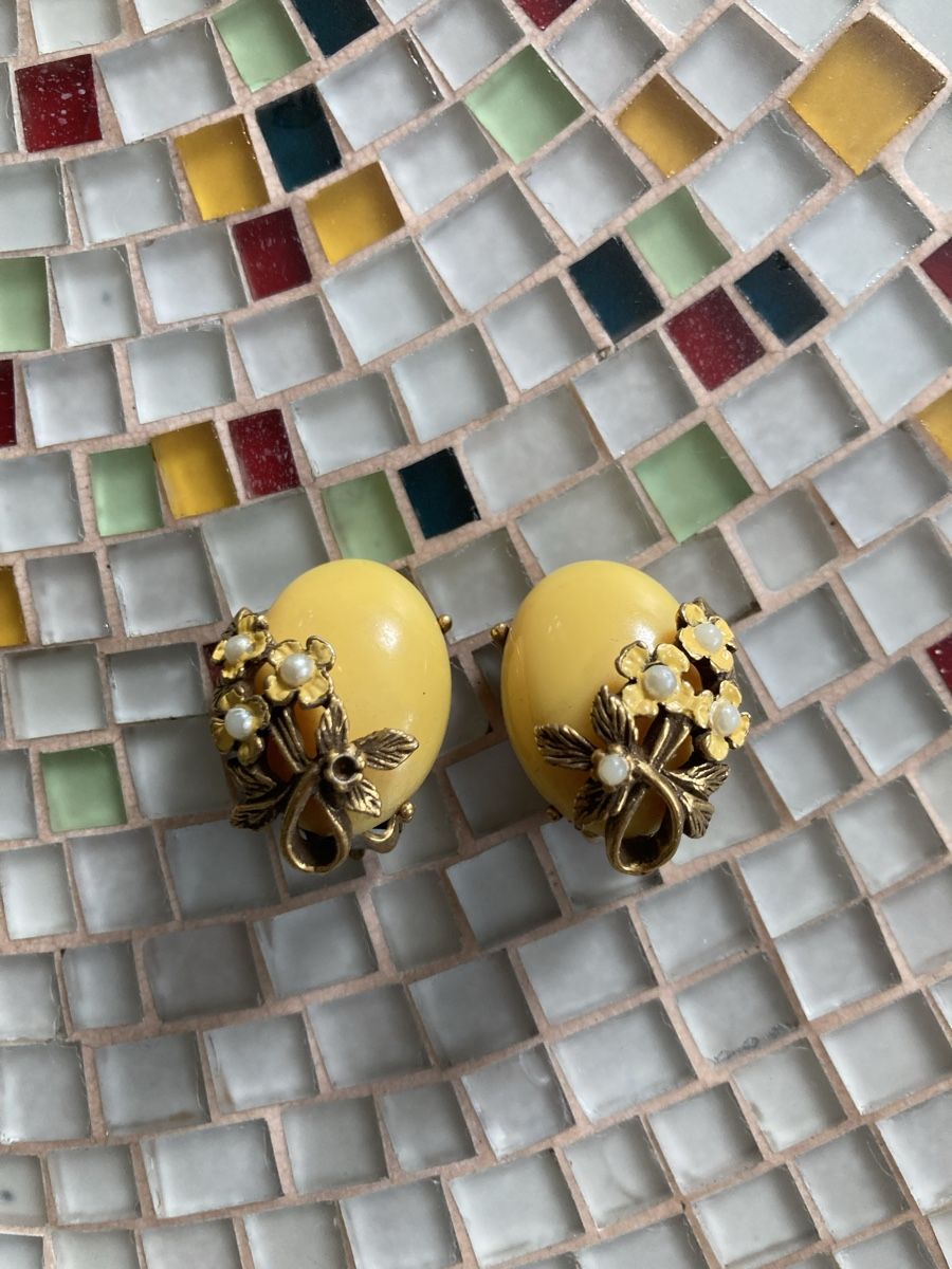 Orecchini pendenti & Orecchini a lobo: Antik Ohrclips 🌼 – Usato da Bauma venduto da MissRedCat