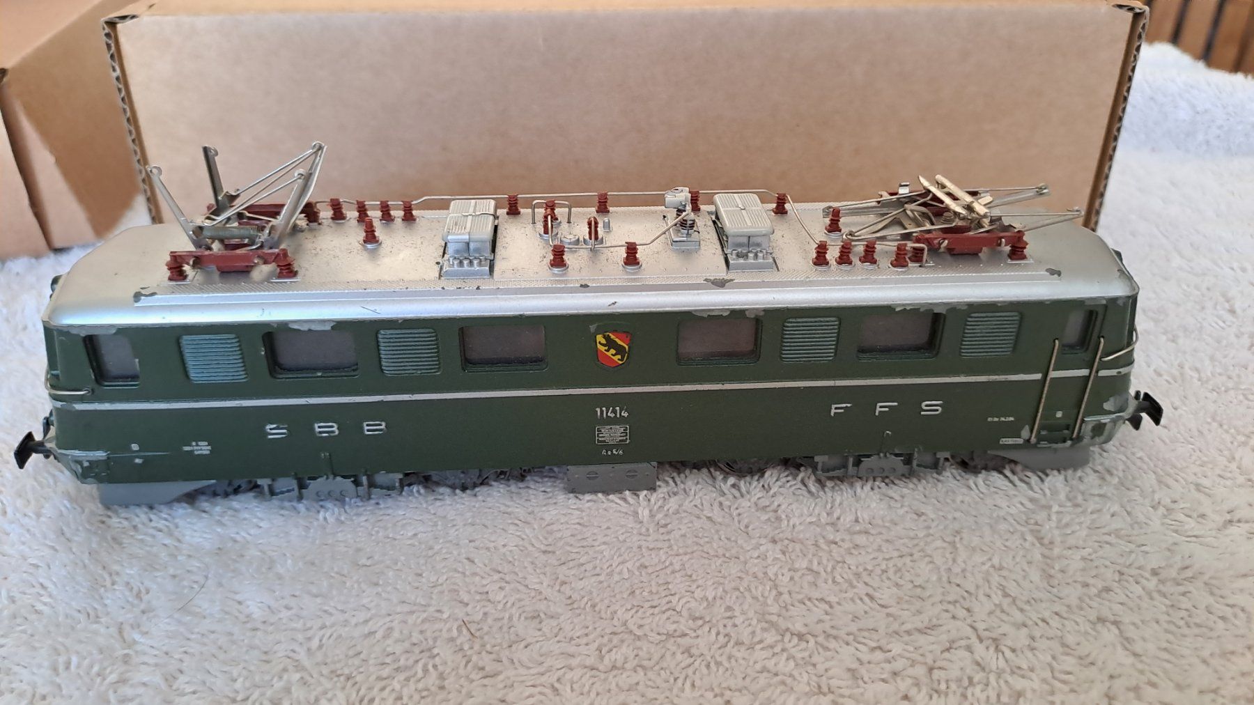 Märklin Modellini di ferrovie: Märklin 3050 SBB Ae 3/6 H0 WS / 36 – Usato da Winterthur venduto da Riebeli333