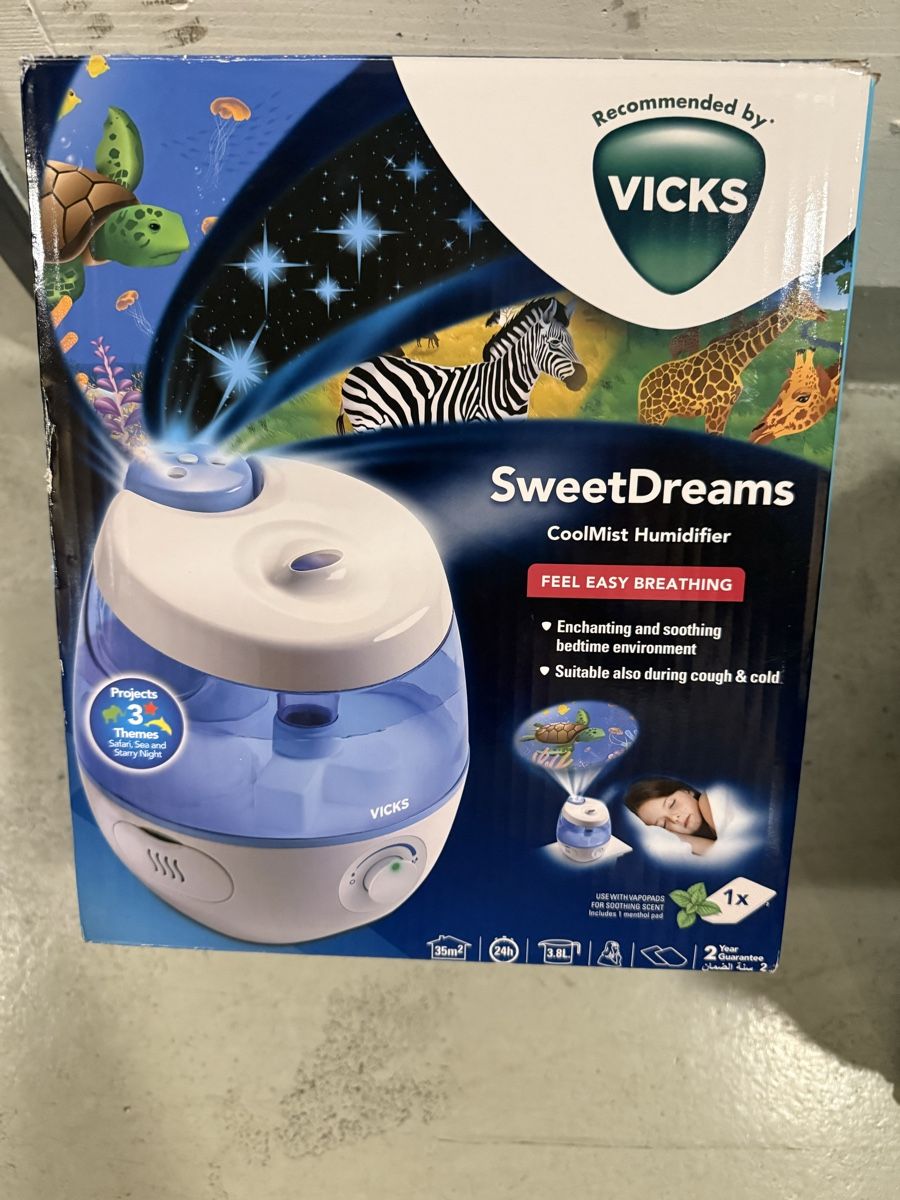 Vicks Humidificateurs: Vicks SweetDreams CoolMist Luftbefeuchter  – Neuf (Voir description) à Langenthal par conenz