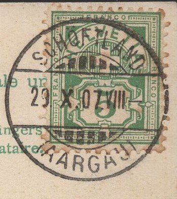 Cartoline postali: Schöftland  1907 – Usato da Aarau venduto da kufi44 2