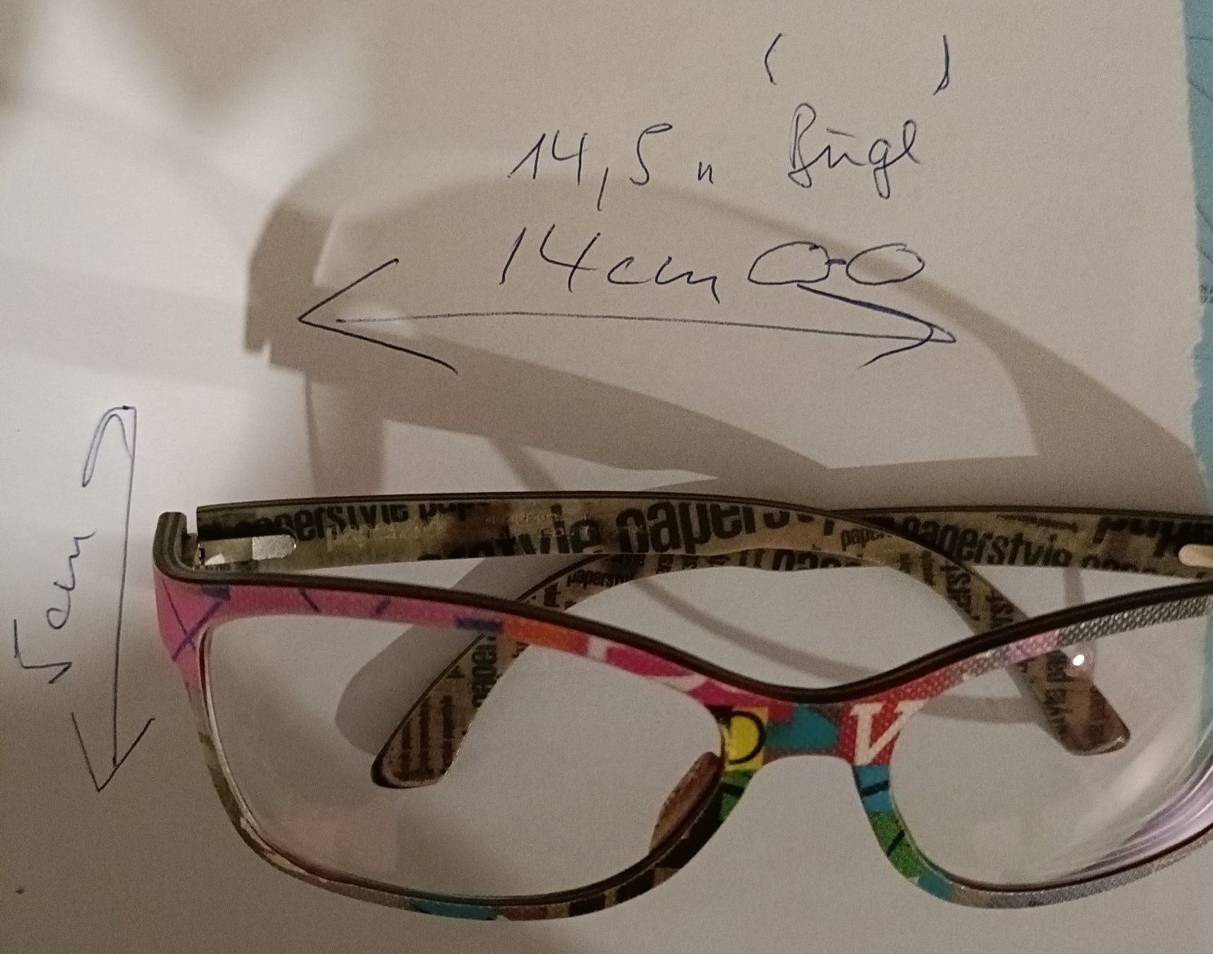 Occhiali & Lenti: Paperstyle Designer -Brille – Usato da Wettingen venduto da VO40 3