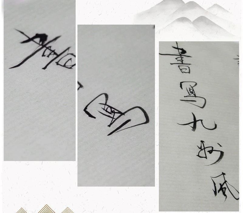 Carta: Kalligrafiepapier Halbreifes Papier calligraphie – Nuovo e nell'imballaggio originale da Bremblens venduto da animalopolis 3