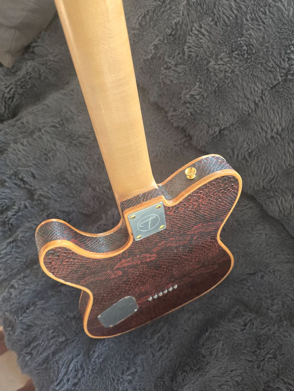 Strumenti musicali: Saunier Custom Telecaster thinline snake handmade collector – Usato da Eglisau venduto da Flying-V 3