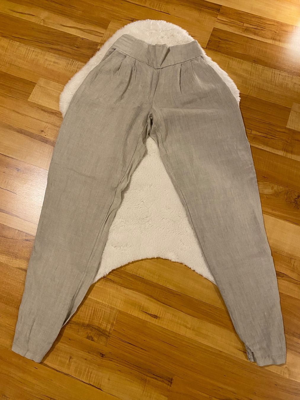 Zebra Hosen: Sommerliche Leinenhose, M – Neu (gemäss Beschreibung) aus Summaprada von hirschuh506