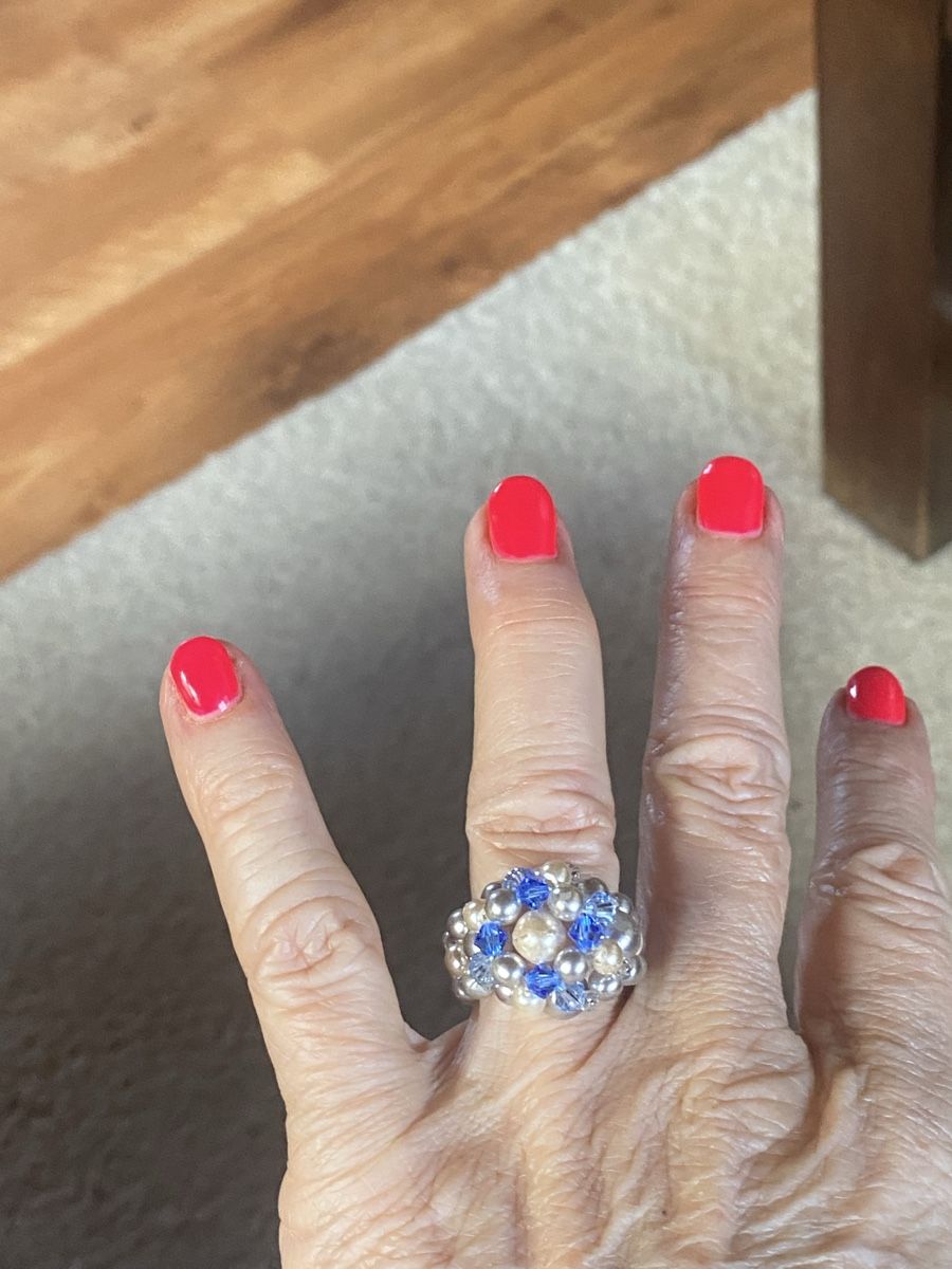 Ringe: Magnifique bague en perles neuf – Neu (gemäss Beschreibung) aus Belmont-sur-Lausanne von chu_vxf5 1
