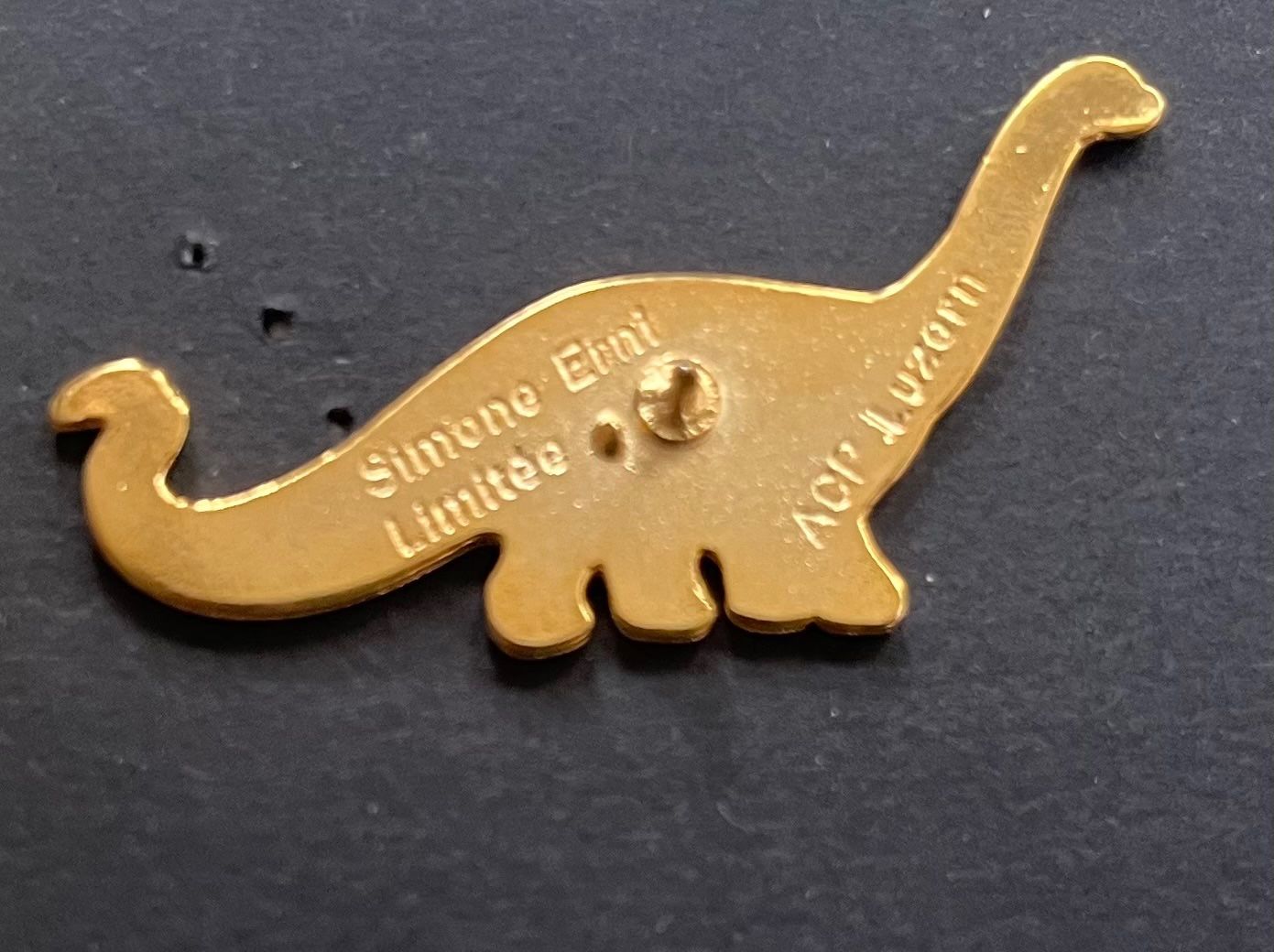 Swiss Placchette & Badge: Grüner Dinosaurier Simone Erni/ Pin – Usato da Ostermundigen venduto da DaxKarten-75 1