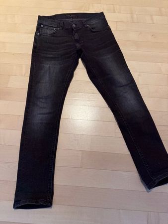 3 x Nudie Jeans "Tight Terry" Schwarz