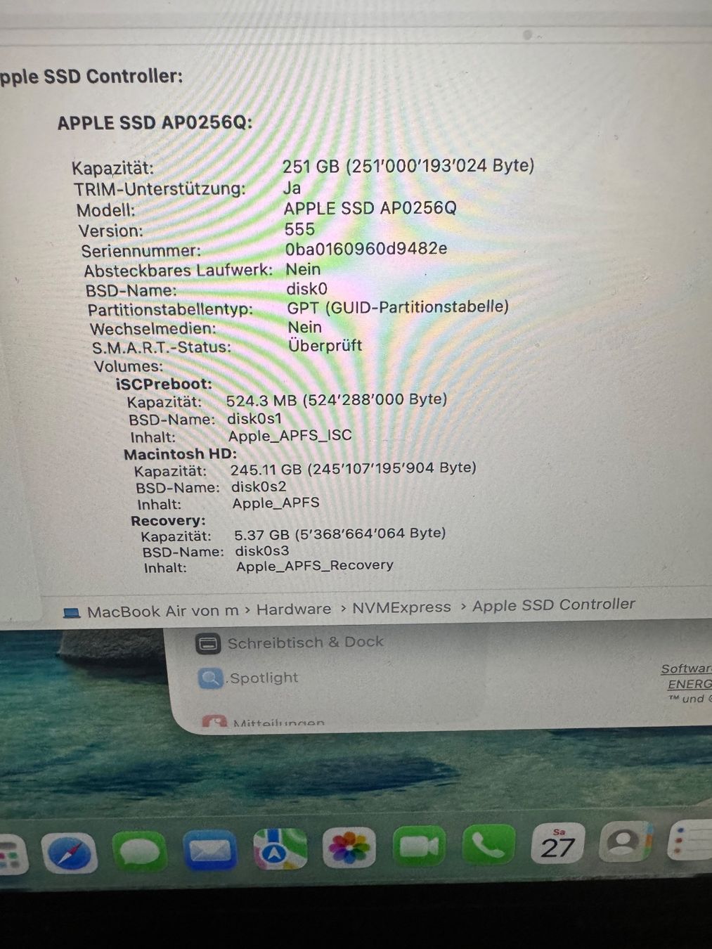 Apple Notebook: Perfect Condition MacBook Air 2020 (M1) – Usato da Basel venduto da mar_dgx7 4