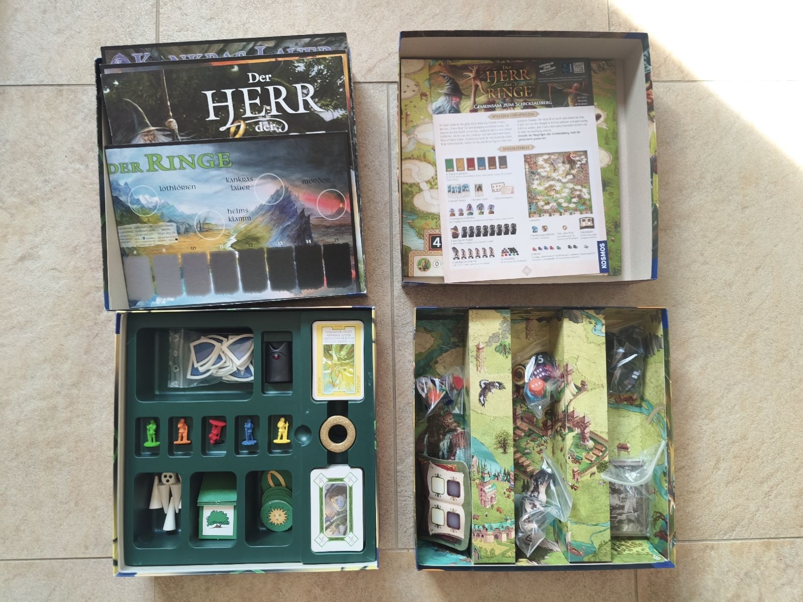 Kosmos Spiele: 2 Gesellschaftsspiele Der Herr der Ringe von Kosmos – Gebraucht aus Luzern von markus82 1