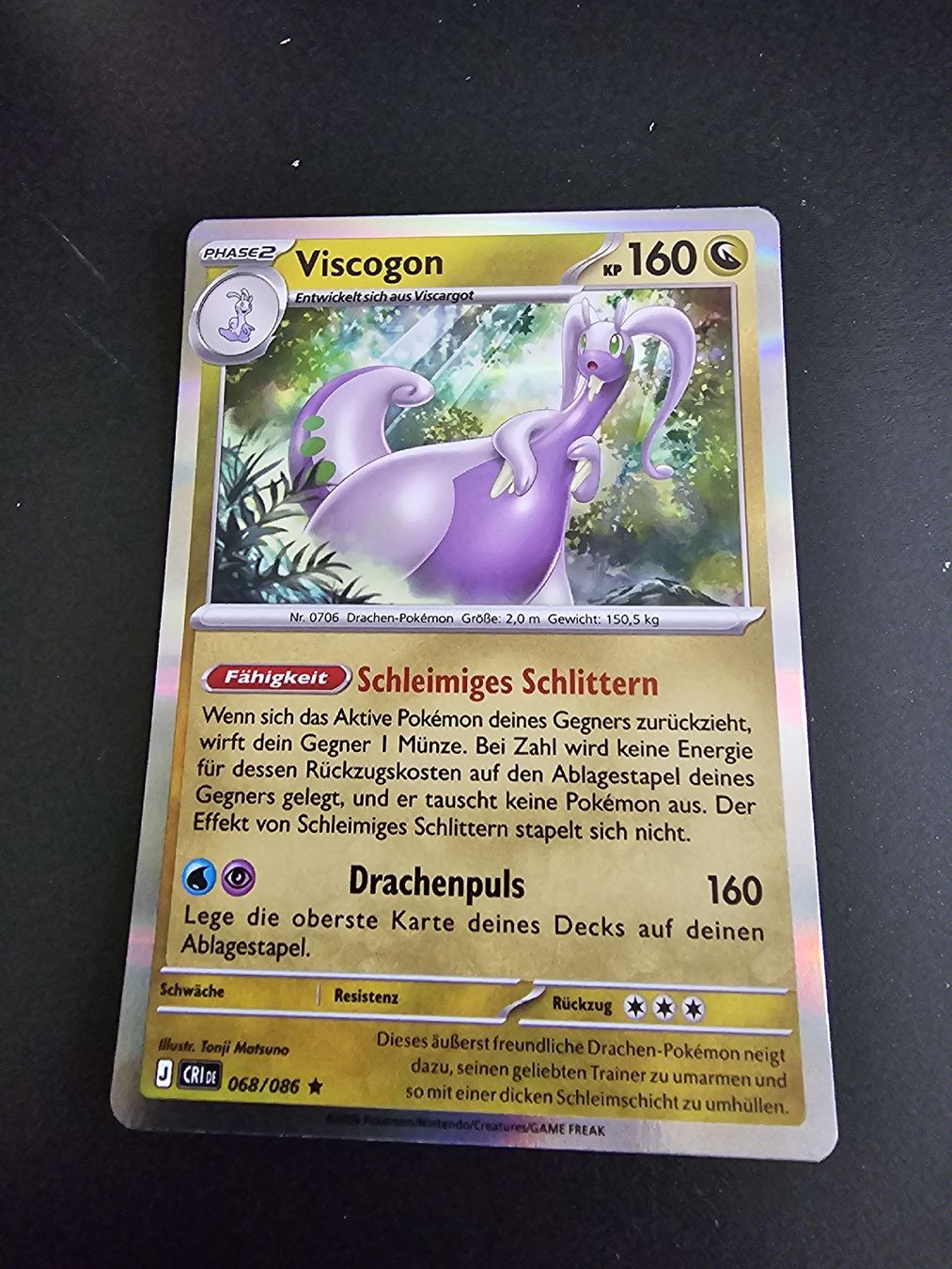 Pokémon Carte collezionabili: Pokemon Viscogon CRI DE 068 – Nuovo e nell'imballaggio originale da Ermenswil venduto da nuno_goncalves05