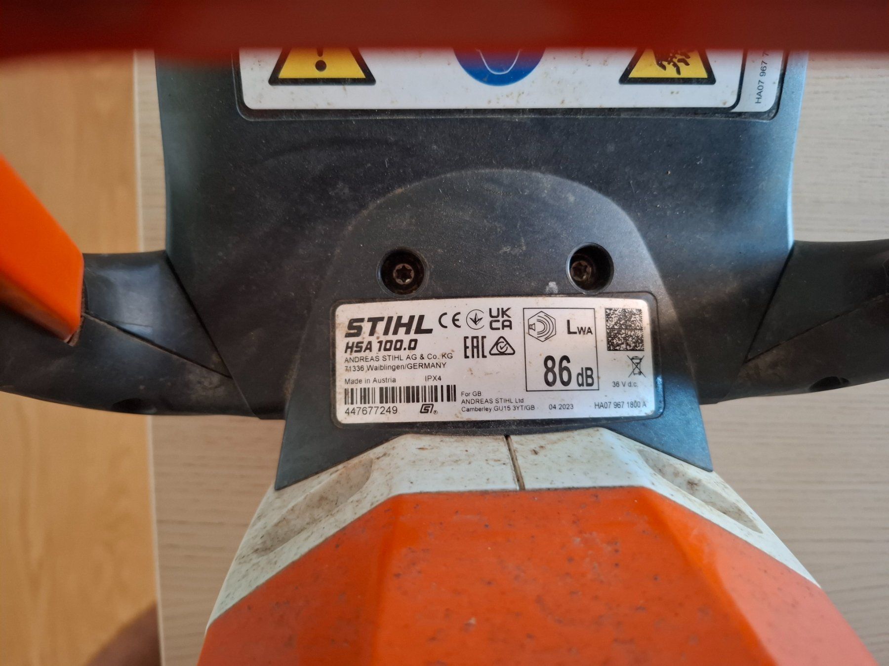 Stihl Tutte le macchine: Heckenschere Stihl HSA100 – Usato da Ettingen venduto da Breiton 2