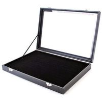 Schmucklade Schaukasten Ringbox 100 Ring Ringbox aus Samt
