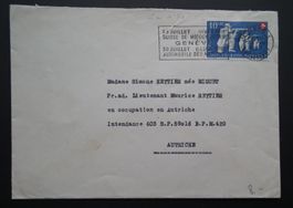 Brief in das Besetzte Österreich 1950 an ein Leutnant