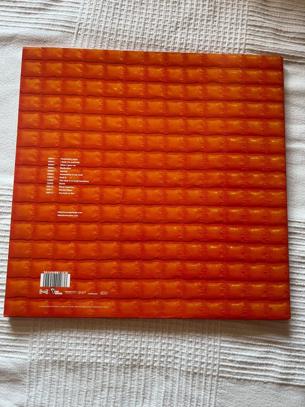 Schallplatten: Garbage - Version 2.0 2x orange Vinyl LP – Gebraucht aus Effretikon von ChrisLamberger 2